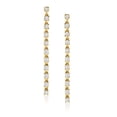 thumbnail image 3 of Ross-Simons 0.62 ct. t.w. Diamond Linear Drop Earrings in 18kt Gold Over Sterling, Women's, Adult, 3 of 6