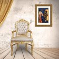 thumbnail image 3 of Unknown 13x18 Gold Ornate Wood Framed with Double Matting Museum Art Print Titled - Vintage Couture XI, 3 of 4