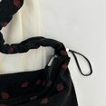 thumbnail image 3 of Bolso Hombro Con Fresas para Mujer Bolso Informal Pana para Mujer (negro), 3 of 9