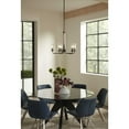 thumbnail image 6 of Progress Lighting Riley Collection 5-Light Chandelier, Brushed Nickel, Clear Glass Shades, 6 of 6