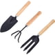 thumbnail image 1 of 3 PCS Mini Gardening Tools,Gardening Kit Set of Small Shovel Spade Small Rake Handle, 1 of 5