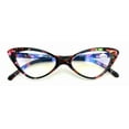 thumbnail image 2 of Women's Slim Cateye Clear Bifocal Reading Glasses - Anti-Blue Blocker Readers CR18 +3.25, 2 of 4