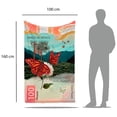 thumbnail image 3 of Cobija Manta FRAZADA Juana Gallo Diseño de Billete de 100 con Mariposas Ultra Suave y ligera, 3 of 6