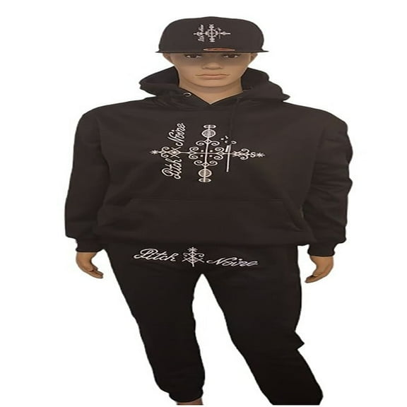Pitch Noire Premium Hoodie for Men – Stylish & Comfortable Pullover Sweatshirt with Unique Design