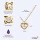 thumbnail image 5 of Collar para Mujer Oro 18k con Zirconia Cúbica, LuckyLy Acero Inoxidable Baño Oro 18k, Cadena y Dije Corazón Mom – Joyería ideal como Regalos para Mamá Día de las Madres y Regalos para Mujer, Mod. Mavi, 5 of 6