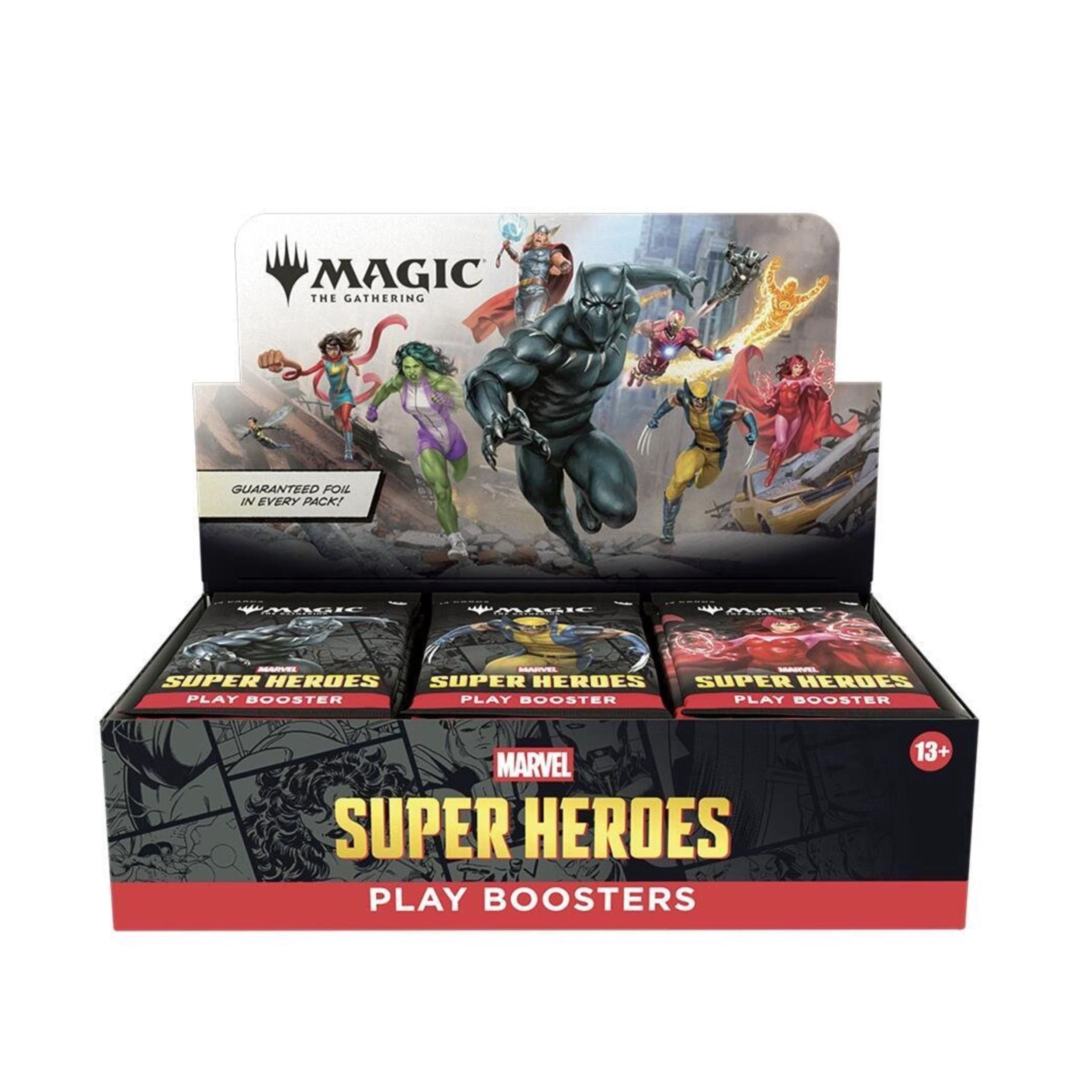 Magic: The Gathering, Marvel Super Heroes Booster Box, 24 Packs
