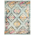 thumbnail image 4 of SAFAVIEH Madison Lanford Vintage Geometric Area Rug, Blue/Yellow, 12' x 15', 4 of 10