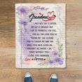 thumbnail image 3 of Personalized Blanket For Grandma Throw Blanket For Mother’s Day, Birthday or Christmas Gift With Kids Names From Grandaughter Grandson – Sherpa - 60x80, 3 of 4
