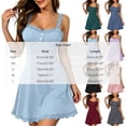 thumbnail image 3 of MYAOYI Womens Lace Trim Ribbed Cami Dress Sleeveless A-Line Mini, 3 of 6