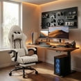 thumbnail image 3 of HLDIRECT Gaming Chair, Ergonomic Fabric Gamer Chair, Video Game Chair with Footrest and Massage Lumbar Cushion, Computer Office Chair, 3 of 9