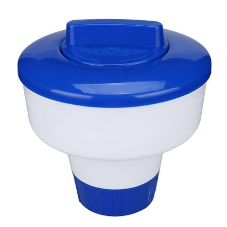 Blue Large Floating Swimming Inch And White Dispenser 8 Deluxe Pool Cleaning Supplies