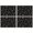 Occult Halloween Pattern, variant on Occult Halloween Pattern Summer Placemats Table Placemats Set Of 4-Linen Kitchen Washable Placemats Table Mats 11.8"x17.7" Non-Slip Heat Resistant