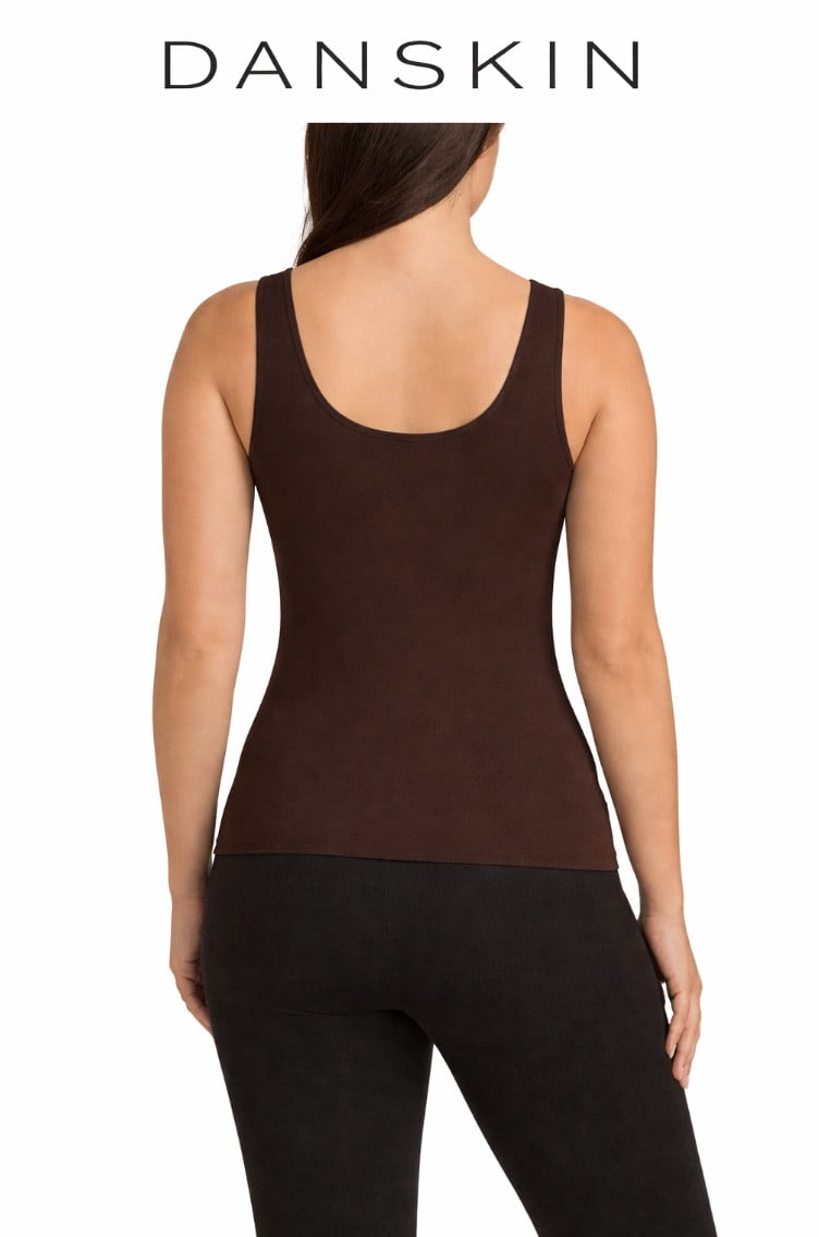 Danskin Woman's Crescent Tank Top - Espresso - Size XXL - Walmart.com