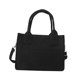 thumbnail image 5 of Bolso bandolera de fieltro Yuyangstore para mujer informal elegante ligero de un solo hombro negro, 5 of 8