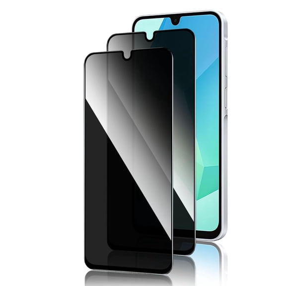 GJX 2Pcs Privacy Screen Protector for A16 5G [Anti-Spy Tempered Glass], Ultra Hd, Anti-Scratch, Bubble-Free, Easy Install 9H Protective Glass for A16 5G