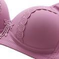 thumbnail image 4 of KBODIU Bra for Women Plus Size 1PC Comfort Wirefree Everyday Bra Women Comfortable Push Up Bra Underwear Gathering Bra Anti-Sagging Bra for Women Wireless Full-Coverage Bra, 4 of 6