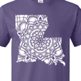 thumbnail image 4 of Inktastic Louisiana Silhouette Mandala T-Shirt, 4 of 5
