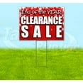 thumbnail image 1 of End Of Year Sale (18" x 24") Yard Sign, Includes Metal Step Stake, 1 of 6