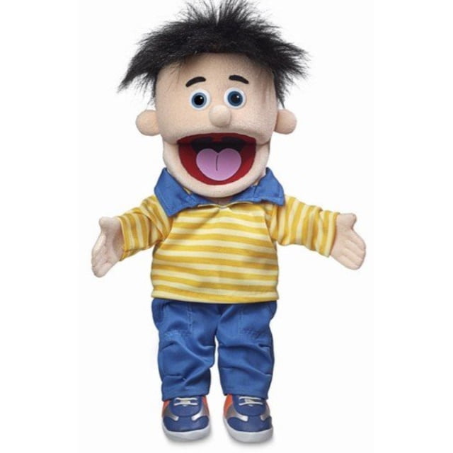 14" bobby, peach boy, hand puppet