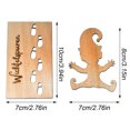 thumbnail image 3 of Plantillas de huellas de madera Plantilla de gnomo de Navidad con huellas de gnomo, artesanía artística para interiores (juego de plantillas), 3 of 7