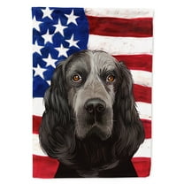 Carolines Treasures CK6443CHF Blue Picardy Spaniel American Canvas House Size Outdoor-Flags, Multicolor