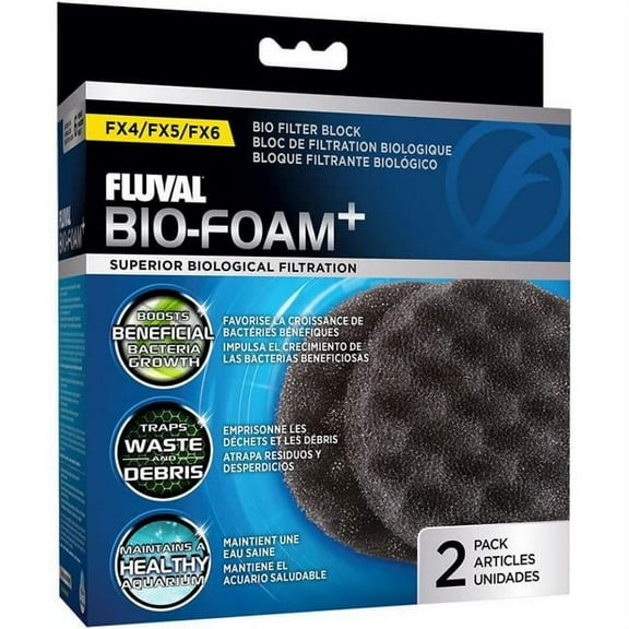 Fluval Bio Foam for Fluval FX5/6 Canister Filter (2 count)