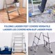 thumbnail image 3 of 2 fundas antideslizantes para patas de escalera plegables, almohadilla protectora para escaleras., 3 of 6