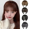 thumbnail image 2 of ZOUBAOQ Extension de Cheveux Synthétique Frange Fausse Naturelle Clip sur Cheveux pour Femmes Invisible, 2 of 8