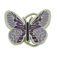 thumbnail image 1 of Butterfly Belt Buckle for 1.25" 1 1/4" Inches Wide Belt High Quality PURPLE Women, 1 of 2