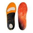 thumbnail image 1 of Tignapoo Unisex Arch Support Insoles for Flat Feet - Shock-Absorbing, Breathable, and Odor-Reducing Orthotic Inserts for Running, Work, and Sports (Orange, XL 47-48), 1 of 6
