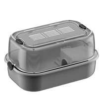 Large Indoor Hamster Habitat Cage with Ventilated Clear Lid Pet Villas Playgrounds for Small Pet Supply