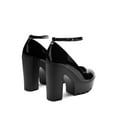 thumbnail image 4 of Women's Round Toe Platform Mary Janes Chunky Heels Pumps, 4 of 8