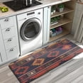 thumbnail image 3 of Boho Multicolor Ethnic Pattern with Geometric Shapes Kitchen Rug Mat,Kitchen Runner Rugs Non Skid Washable,Decorative Kitchen Floor Mats for Kitchen,Sink,Laundry,17"x47.2", 3 of 7