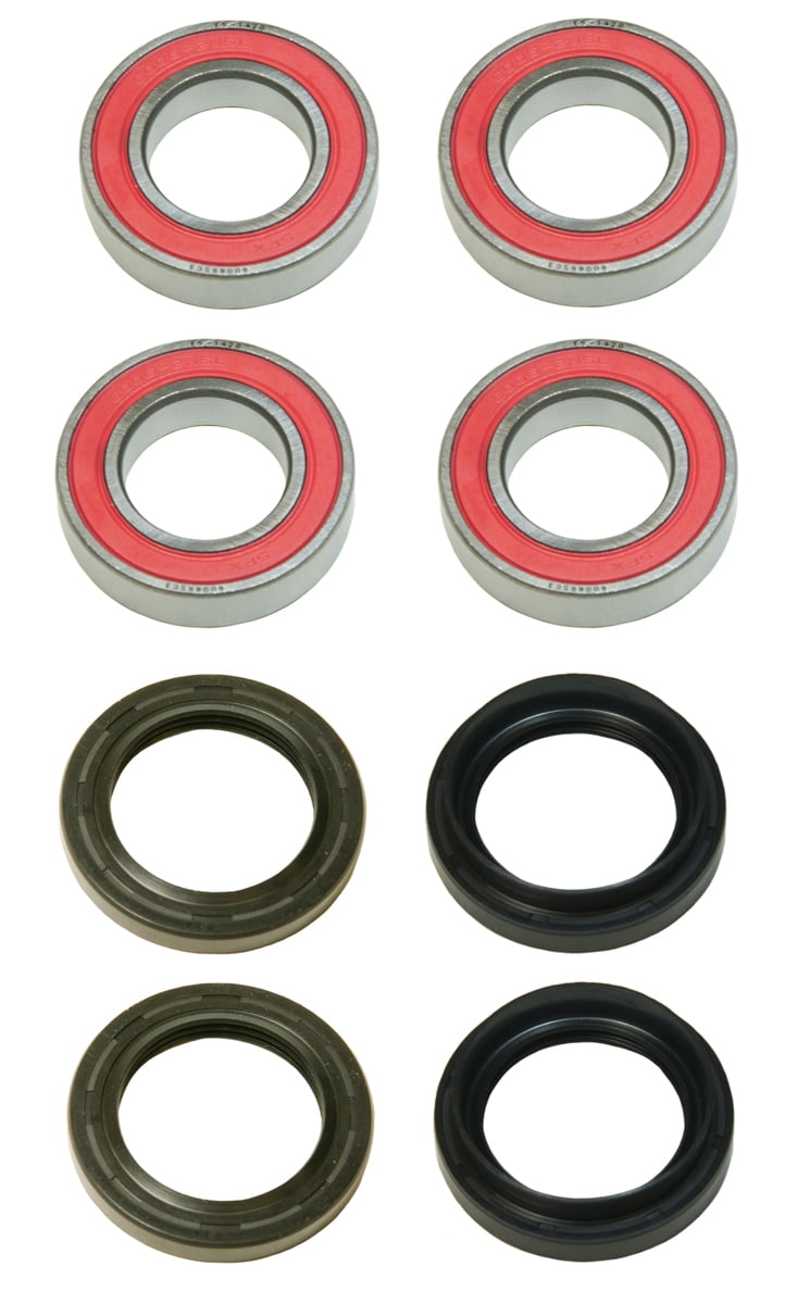Both Front Wheel Bearings & Seals Kit Yamaha Kodiak 400 2x4 4x4 2000 2001 2002