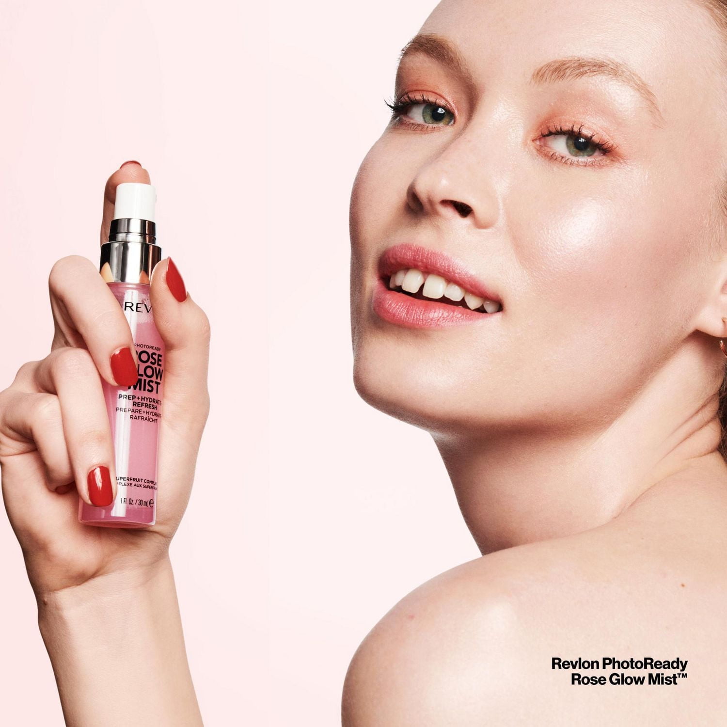 Revlon PhotoReady Rose Glow Mist™, Face Primer, Dewy Finish, 1.2 fl. oz