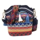 thumbnail image 4 of Bolsos de hombro bordados con borlas para mujer, estilo étnico, estilo hippie Azul oscuro, 4 of 9