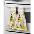 thumbnail image 2 of Towel Soft Cloth Cleaning Microfiber Dry Quick Towels Hands Kitchen Hanging Symbols Egyptian, 2 of 7