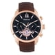 thumbnail image 1 of Reloj HERITOR Arthur Automático Oro Rosa con Cuero Marrón, 1 of 3