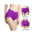 thumbnail image 2 of Agnes Orinda Women's Plus Size Stretch Brief Full Coverage Panties Mid Waist Lace Trim Underwear, 2 of 5