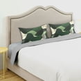 thumbnail image 3 of Yayeee Pillowcase Queen Size Set of 2 Satin Wrinkle Resistant Pillow Case, Black Abstract, 3 of 7