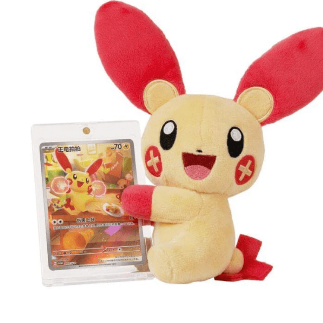 Pokemon TCG: Nuzzle Cheeks Plush Card Display Gift Box