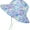 Colorful Printed, variant on Baby Sun Hat UPF 50  Wide Brim Bucket Hat - Adjustable Infant Toddler Sun Protection for Beach & Outdoor (Printed Blue,0-8 Months)