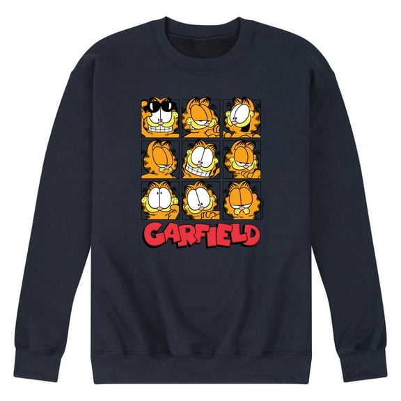 Garfield - Garfield Animations - Men's Crew Neck Fleece Pullover