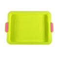 thumbnail image 1 of Toystoory Bandeja para hornear pasteles de brownie Bandeja para hornear pasteles antiadherente de silicona Molde para resistente al calor con Herramientas y accesorios para hornear verde Toystoory HA8484-01B, 1 of 6