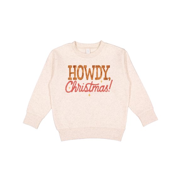 Inktastic Howdy Christmas Western Holiday Toddler Sweatshirt