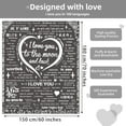 thumbnail image 3 of Gift for Women Christmas Throw Blanket,100 Language I Love You Romantic Gifts for Her Soft Blanket,Personalized Gifts for Mom Wife Girlfriend Grandma on Christmas Valentines Mother Day 60”x70, 3 of 6