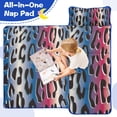thumbnail image 4 of Colorful and Black Of Leopard Print Toddler Nap Mats for Kids Preschool,Sleeping Mat Bag or Kids,Toddler Sleeping Bag,Toddler Nap Mat or Daycare, 4 of 6