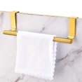 thumbnail image 3 of Perforation- Hanging Stainless Steel Towel Rack/rag Hanger/cabinet Door Back Towel Bar 4 Colors 2 Size, 3 of 9