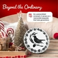 thumbnail image 3 of Cute Bird Simple Elegant Design Ceramic Ornament - Beautiful Classic Design - 3 Inch Christmas Tree Round Ornament - Xmas Holiday Decor - String Included - ORN0012, 3 of 5