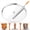 Silver, variant on Stainless Steel Vertical Skewer Grill Al Pastor Skewer Stand Shawarma Kebab Holder BBQ Rotisserie Spit With 3 Removable Spikes Oven Smoker Cooking Tool,spit